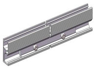 Solar Panel Mounting System Extruded Aluminum Rail , Anodized Aluminium Profile Rail